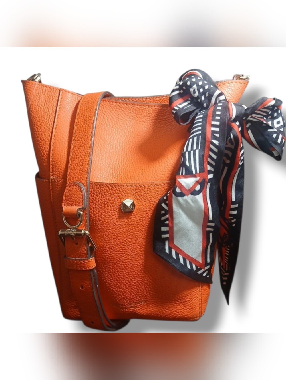 HTF Pre-loved Henri Bendel "The Influencer" Convertible Mini Bucket Bag